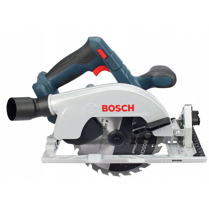 Máy cưa đĩa dùng Pin 18V Bosch GKS 185-LI, đường kính lưỡi 165mm, mã số 06016C12L1 (chỉ có thân máy, không kèm pin và sạc)