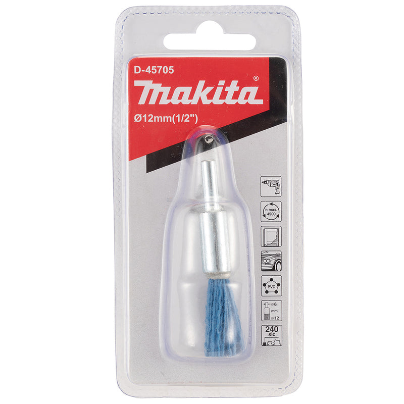Chổi cước sợi nylon Makita đường kính từ 12mm - 30mm, đuôi trơn 6mm