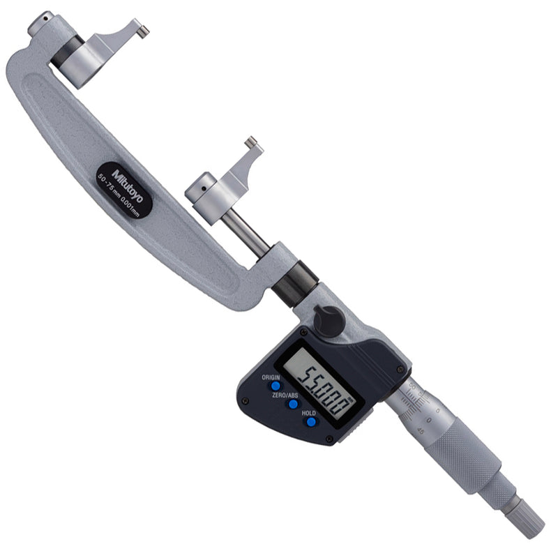 Panme điện tử Mitutoyo Series 343 - Caliper Type Micrometers. Hàm kẹp, Có cổng SPC xuất dữ liệu