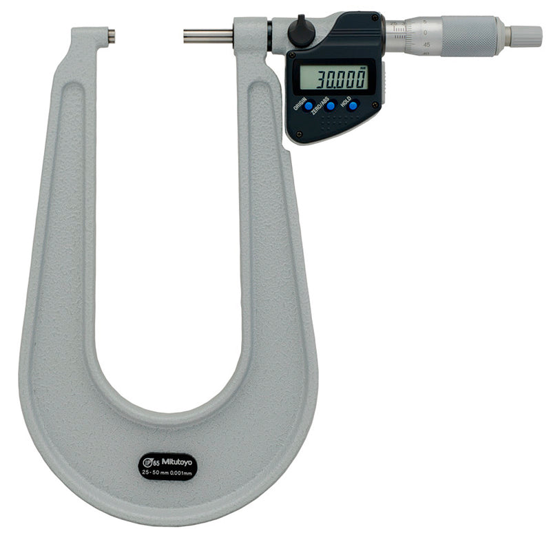 Panme điện tử Mitutoyo Series 389 - Sheet Metal Micrometers, Đo độ dày thép tấm. Có cổng SPC xuất dữ liệu