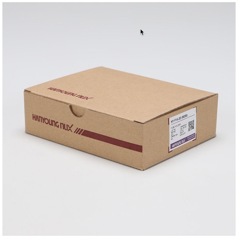 Đế cầu chì lắp thanh ray Hanyoung Nux HY-F15 Series,  dùng cho điện AC/DC. Tiêu chuẩn RoHS2