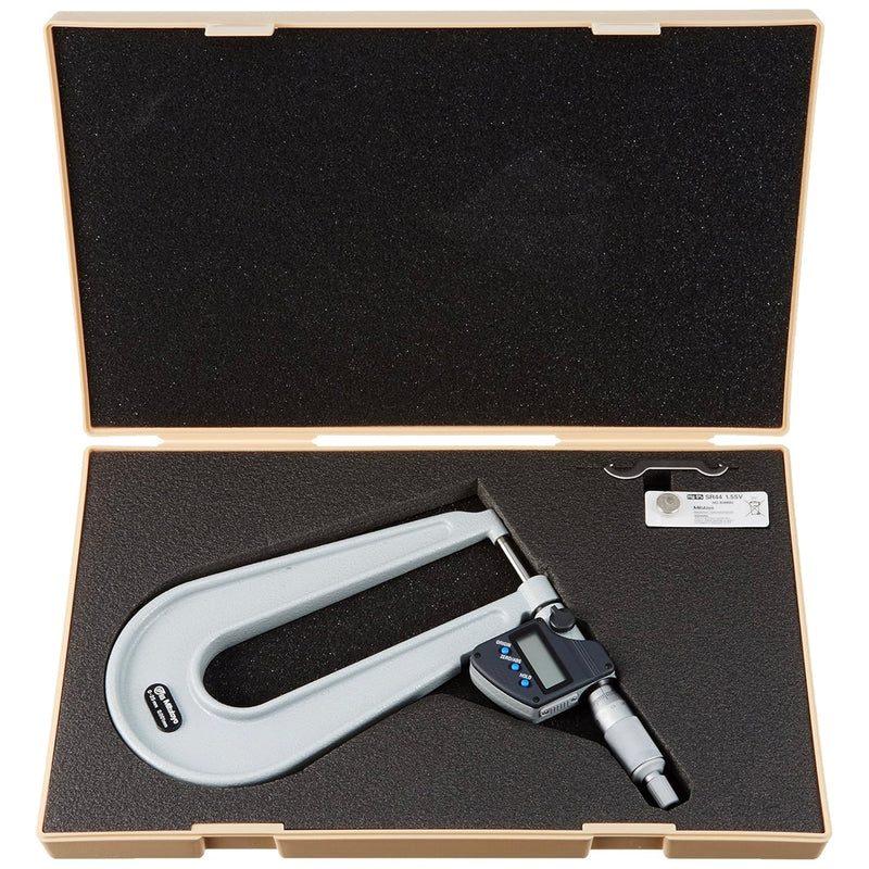 Panme điện tử Mitutoyo Series 389 - Sheet Metal Micrometers, Đo độ dày thép tấm. Có cổng SPC xuất dữ liệu