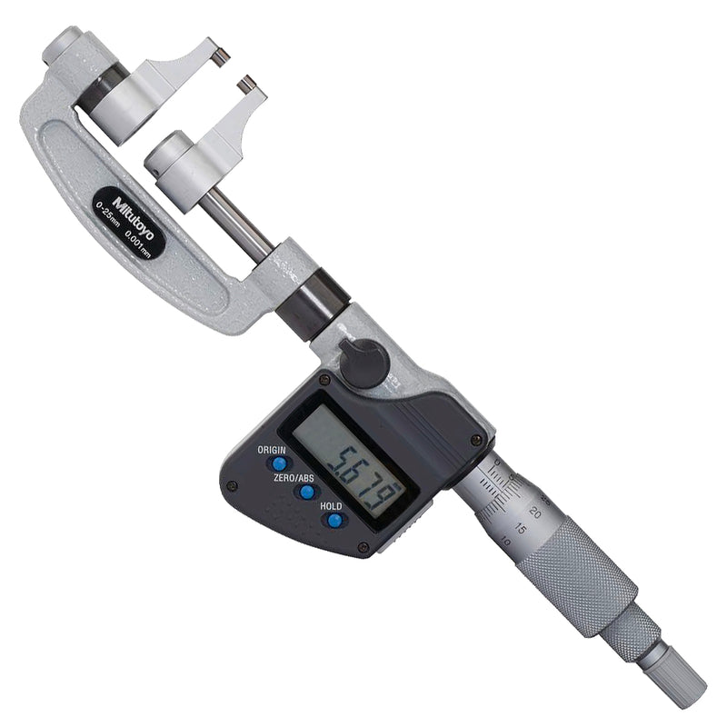 Panme điện tử Mitutoyo Series 343 - Caliper Type Micrometers. Hàm kẹp, Có cổng SPC xuất dữ liệu