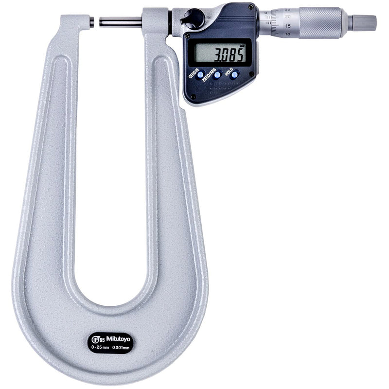 Panme điện tử Mitutoyo Series 389 - Sheet Metal Micrometers, Đo độ dày thép tấm. Có cổng SPC xuất dữ liệu