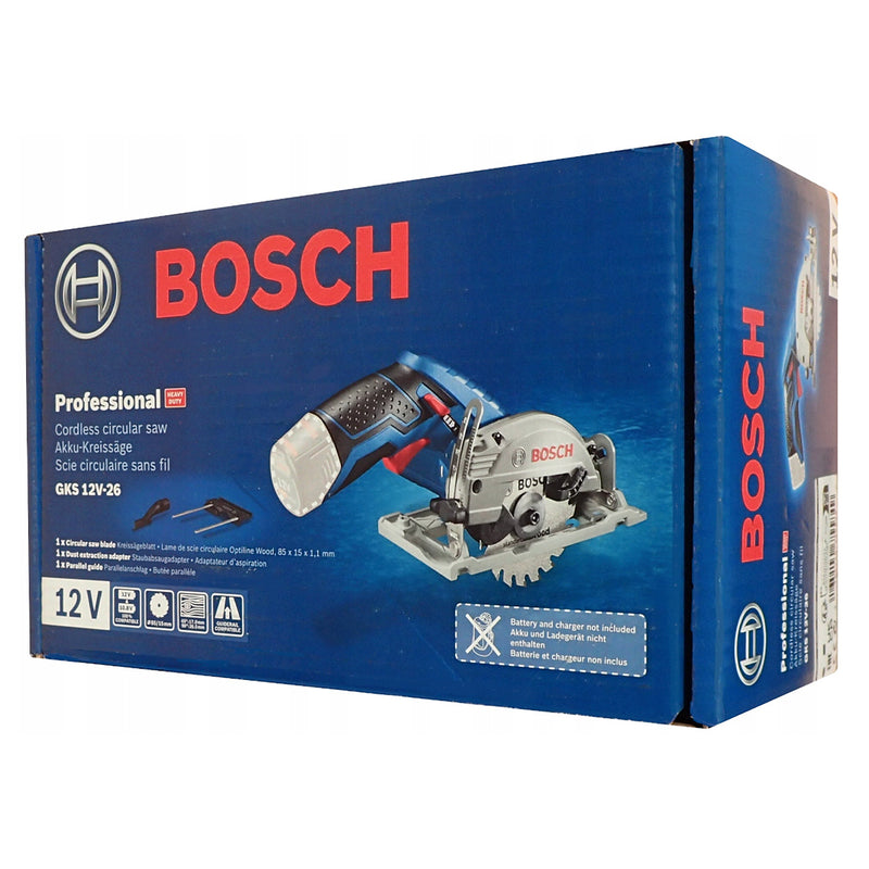 Máy cưa đĩa mini Bosch GKS 12V-LI dùng Pin 12V, đường kính lưỡi 85mm