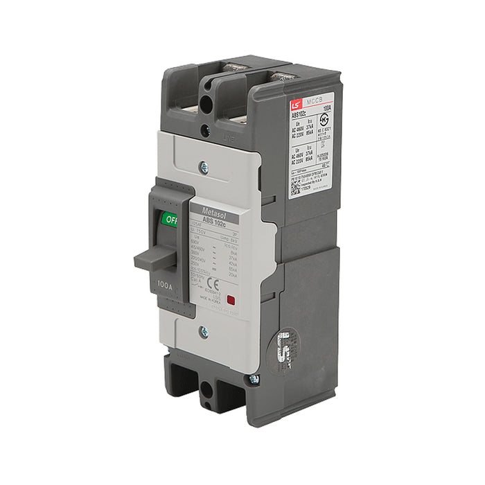 Cầu dao tự động MCCB 2P LS, tải danh định từ 5A ~ 400A, dòng cắt từ 25kA - 85kA