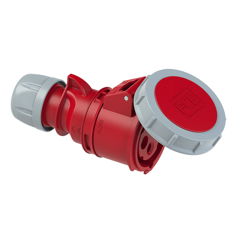 Ổ cắm công nghiệp di động PCE 4 chân 400V IP67 kín nước đầu cái loại 16A và 32A chính hãng.