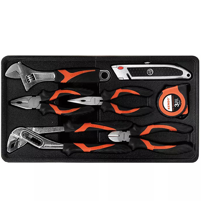 Thùng đồ nghề 4 ngăn 86 chi tiết Kendo 90517