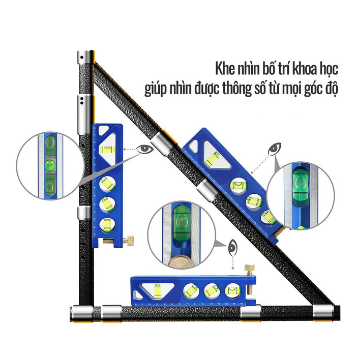 Thước thuỷ nhôm đa năng có nam châm Verti site Workpro WP262025, dài 165mm (6.5 inch)
TORPEDO LEVEL