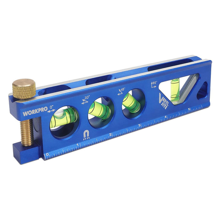 Thước thuỷ nhôm đa năng có nam châm Verti site Workpro WP262025, dài 165mm (6.5 inch)
TORPEDO LEVEL