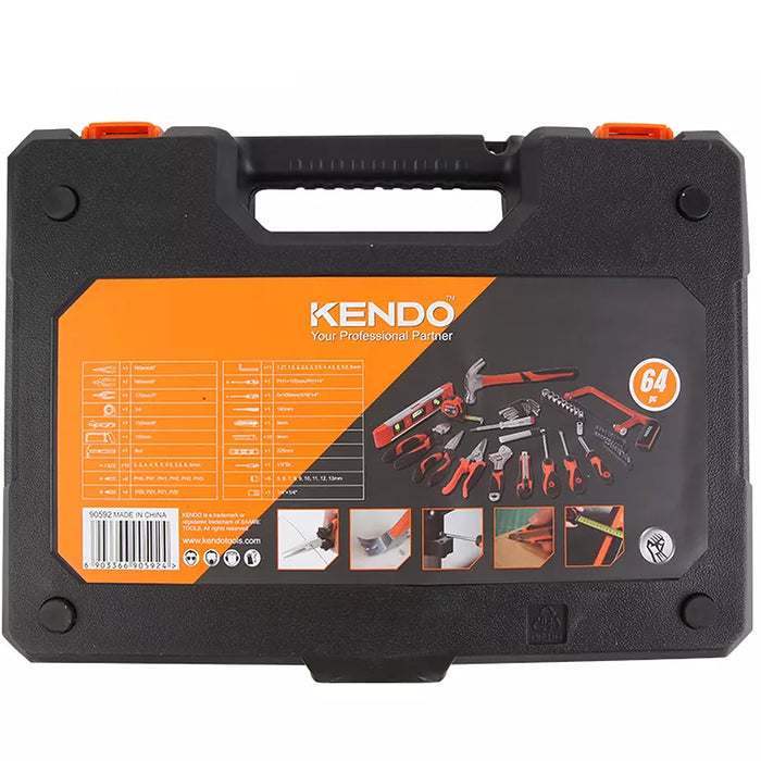 Bộ dụng cụ sửa chữa đa năng 64 chi tiết Kendo 90592