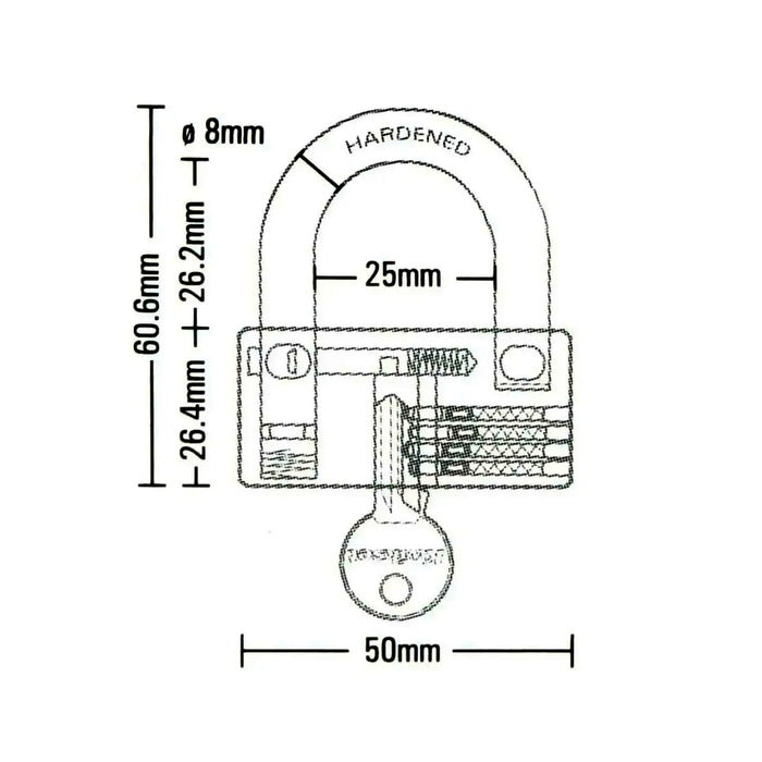 Ổ khoá treo đồng thau Kwikset, lõi khoá thân trụ đồng nguyên khối, càng khoá bằng thép cường lực chống cưa cắt