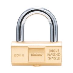 Kwikset 90250-166 kích thước 60mm (ngang 60mm, càng khoá dày 10mm, lòng khoá rộng 30mm)