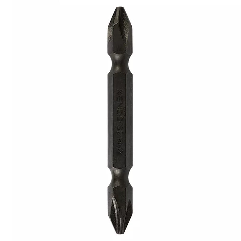 Mũi vít bake 2 đầu bằng thép S2 PH2×65mm (10 cái/ bộ) Kendo - 23230532
