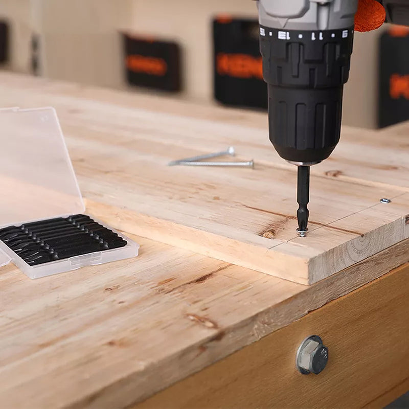 Mũi vít bake 2 đầu bằng thép S2 PH2×65mm (10 cái/ bộ) Kendo - 23230532