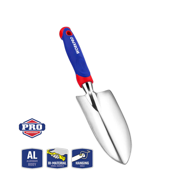 Xẻng trồng cây làm vườn 325mm bằng vật liệu nhôm nhẹ Workpro WP331009