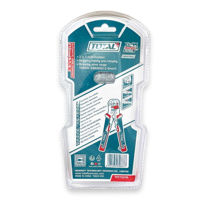 kìm tuốt dây điện tự động TOTAL THT15246