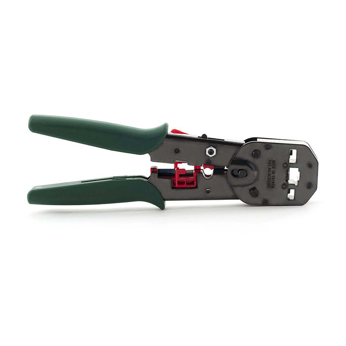 Kềm đa năng bấm đầu cable 8inch/204mm Loại cáp : 4P4C, 4P2C, 6P6C, 6P4C, 6P2C,  8P8C, 8P6C, 8P4C, 8P2C ; Chất liệu: bằng thép carbon, tay cầm sợi thủy tinh SATA 91119