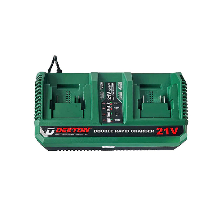Đế sạc nhanh đôi 21V Dekton M21-S40x2PLUS (4.0A) vỏ sạc chống cháy