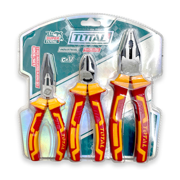 Bộ 3 kìm cách điện TOTAL THT2K0302
