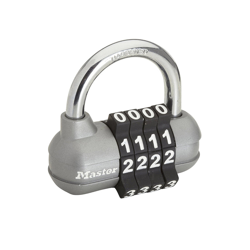 Ổ khóa số Master Lock 1520EURD cao cấp, thân khóa bằng kim loại 64mm, 4 cọc số
