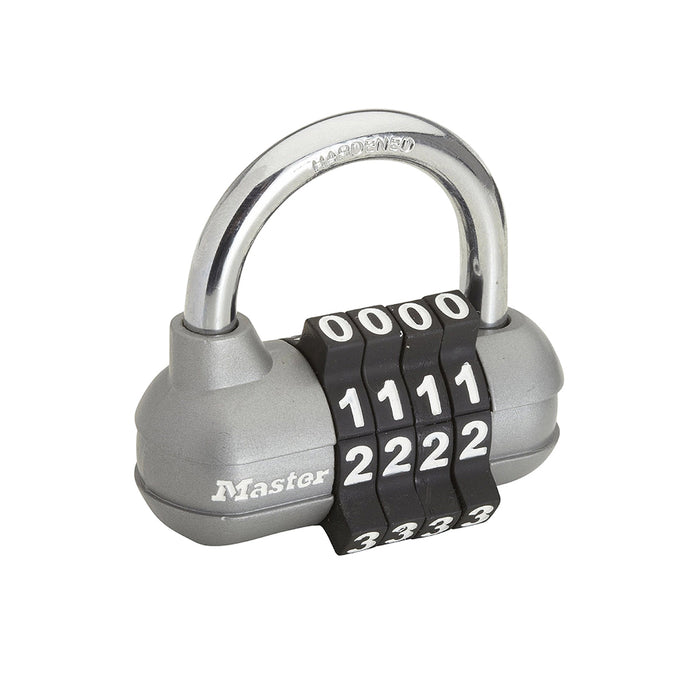 Ổ khóa số Master Lock 1520EURD cao cấp, thân khóa bằng kim loại 64mm, 4 cọc số