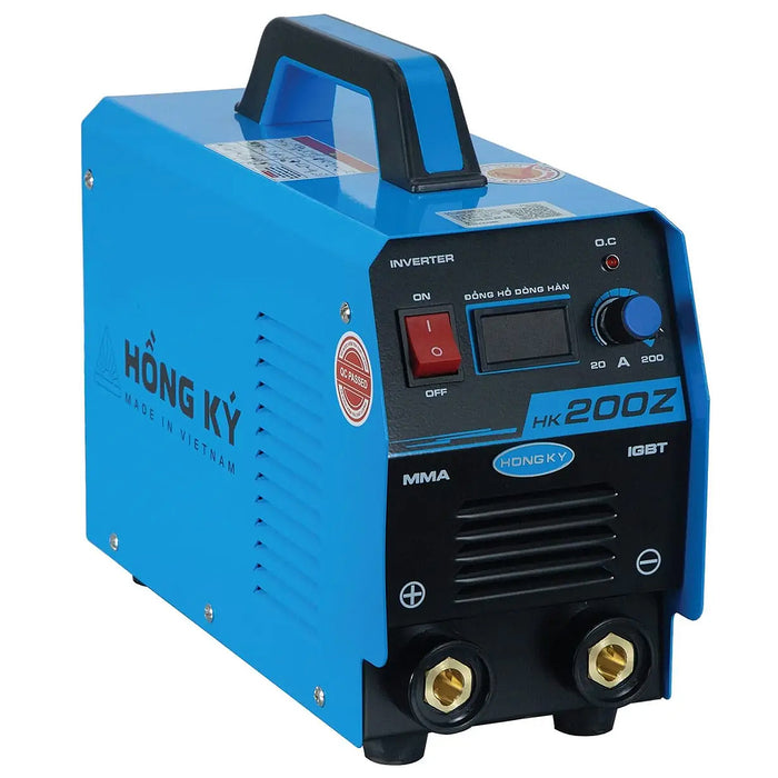 Máy hàn que chống giật 200A/220V Hồng Ký Eco HK200Z hàn que từ 2.6mm - 4.0mm