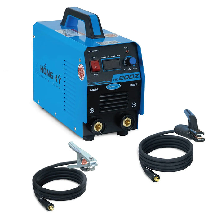 Máy hàn que chống giật 200A/220V Hồng Ký Eco HK200Z hàn que từ 2.6mm - 4.0mm