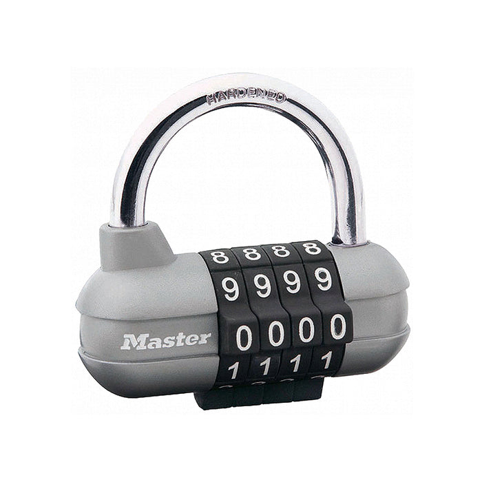 Ổ khóa số Master Lock 1520EURD cao cấp, thân khóa bằng kim loại 64mm, 4 cọc số