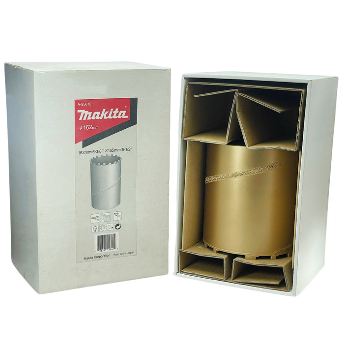 Mũi rút lõi kim cương Makita đường kính từ 32mm-162mm, độ sâu khoét 165mmm đuôi trơn ( Cấp 3 sao )