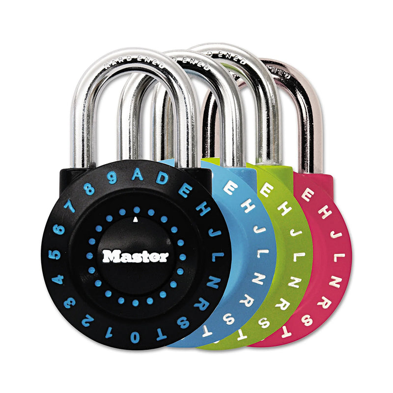 Ổ khóa mật mã kết hợp chữ và số Master Lock 1590EURD cao cấp, thân khóa bằng kim loại 49mm