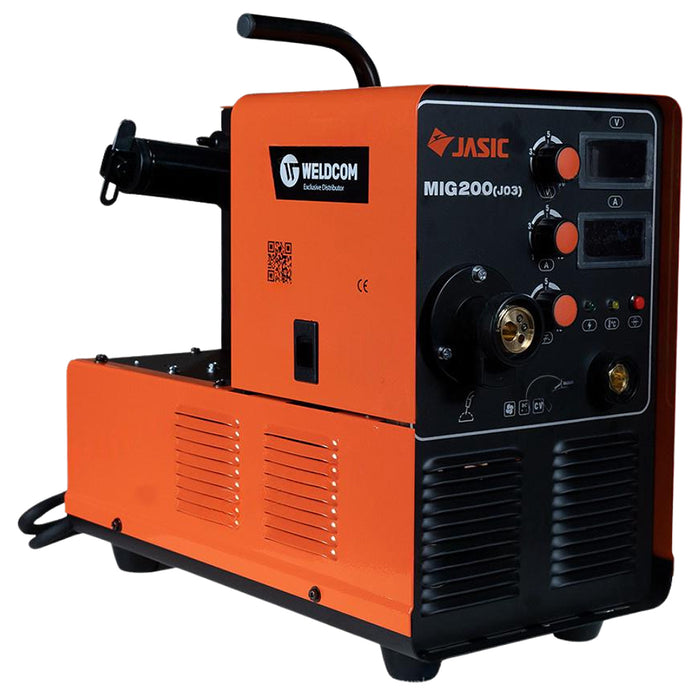 Máy hàn MIG đầu cấp dây liền Jasic MIG200 J03 dòng hàn tối đa 200A