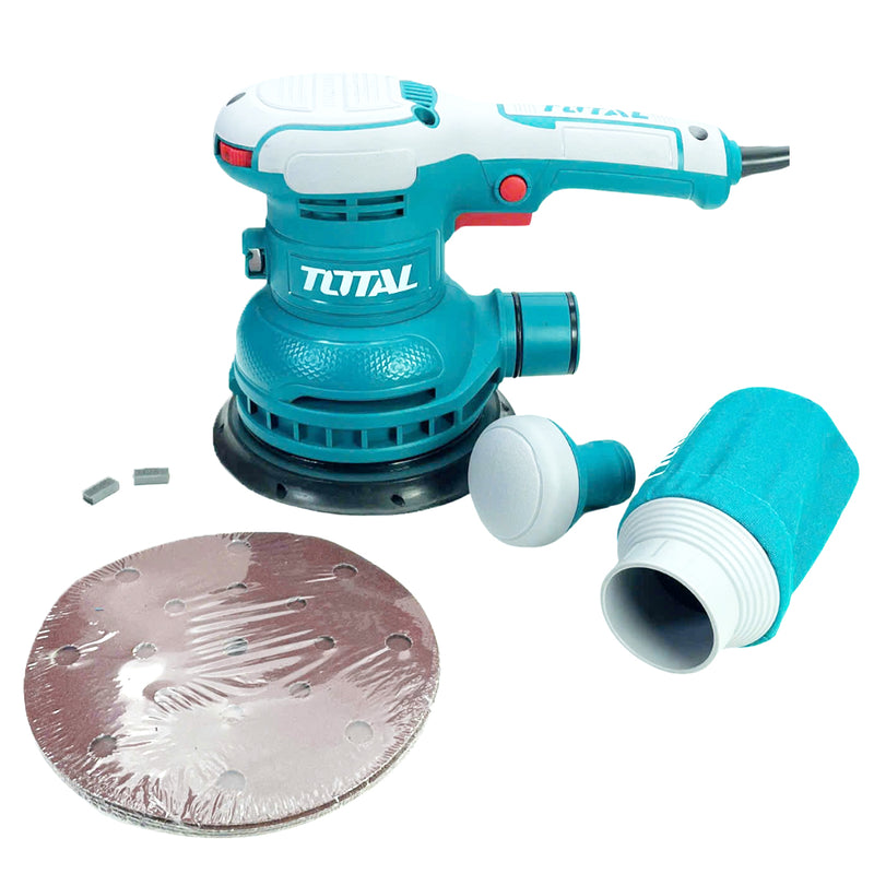 Máy chà nhám quỹ đạo tròn công suất 450W Total TF2061506 đường kính đế 150mm