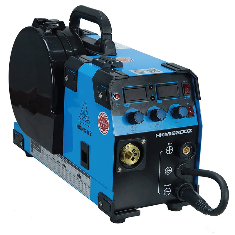 Máy hàn MIG không dùng khí 3 chức năng 160A/220V Hồng Ký Eco HKMIG200Z
