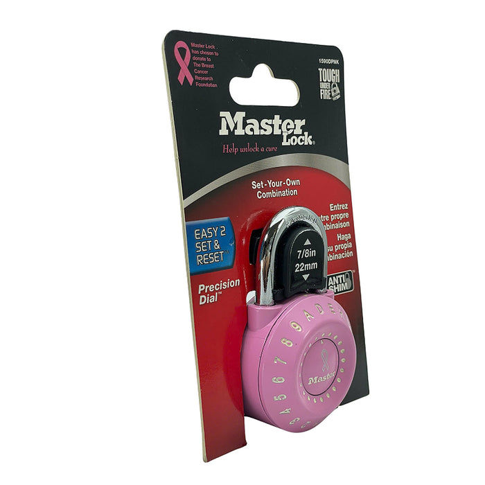 Ổ khóa mật mã kết hợp chữ và số Master Lock 1590DPNK cao cấp, thân khóa bằng kim loại 49mm