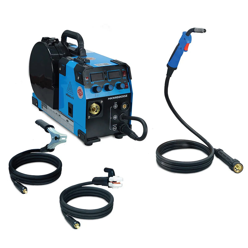 Máy hàn MIG không dùng khí 3 chức năng 160A/220V Hồng Ký Eco HKMIG200Z