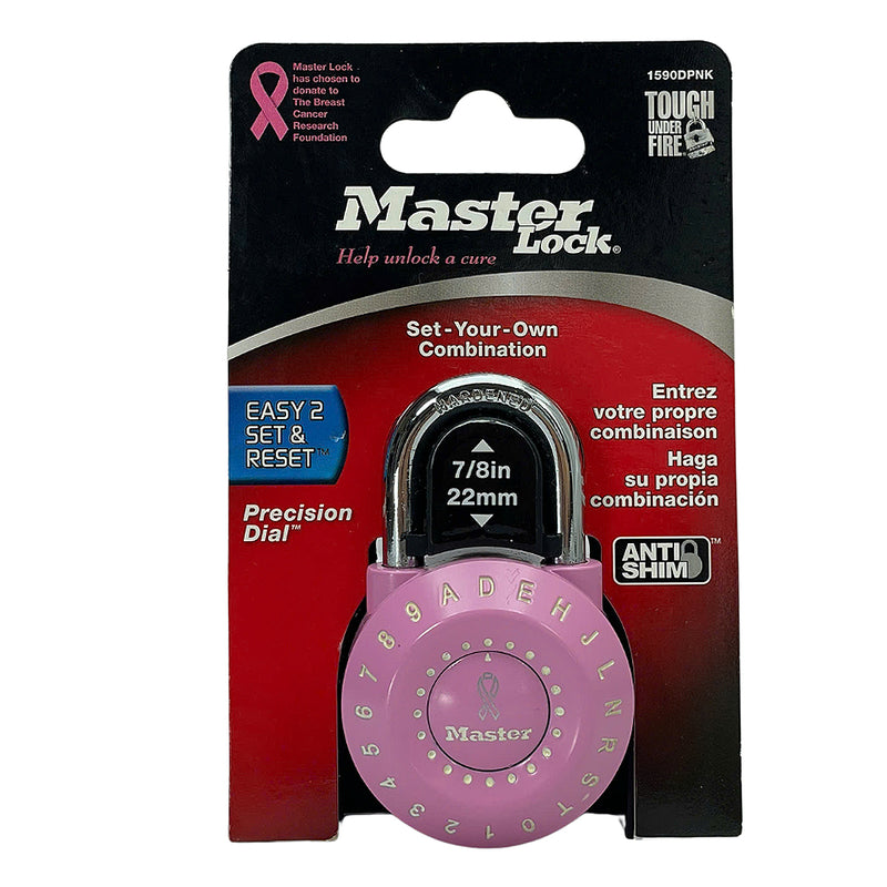 Ổ khóa mật mã kết hợp chữ và số Master Lock 1590DPNK cao cấp, thân khóa bằng kim loại 49mm