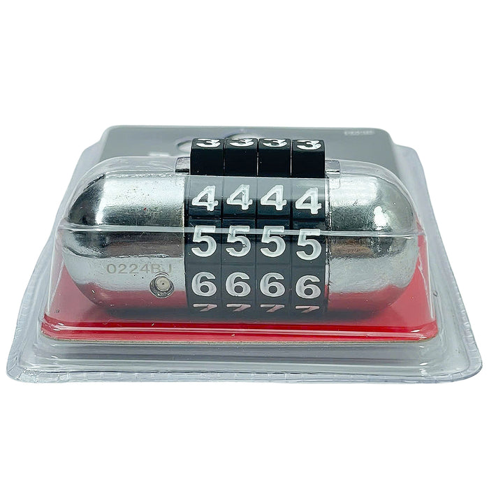 Ổ khóa số Master Lock 1523D cao cấp, thân khóa bằng kim loại rộng 64mm, 4 cọc số nhiều màu sắc