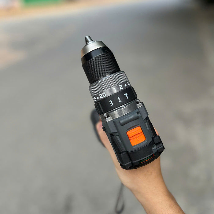 Máy khoan động lực dùng pin 21V Dekton M21-KB1368PRO, lực siết 68Nm, đầu cặp 10mm