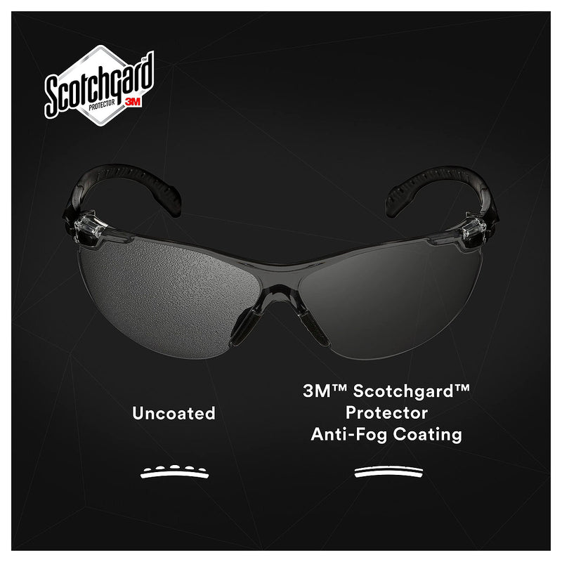 Kính bảo hộ 3M Solus 1000 Series, lớp phủ Scotchgard chống trầy xước và đọng sương