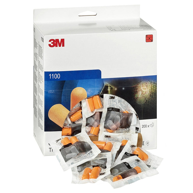 Nút bịt tai chống ồn 3M Earplugs 1100 chất liệu Foam mềm