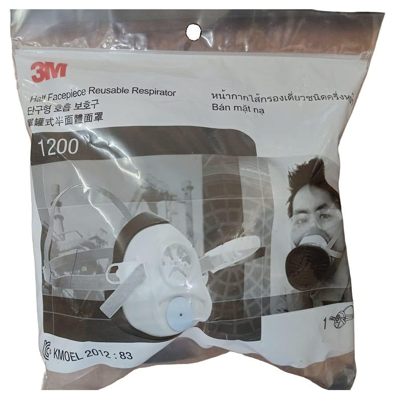 Mặt nạ phòng độc 1 phin lọc 3M Taishan 1200 chuẩn kết nối Snap-Fit ( Nhấn )