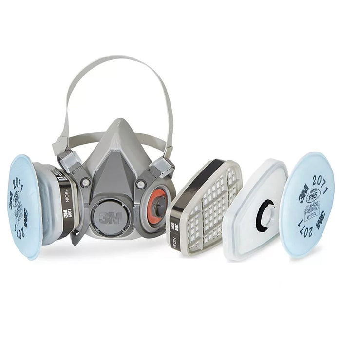 Túi 2 tấm lọc bụi P95 3M 2071 dùng cho mặt nạ phòng độc chuẩn kết nối Bayonet ( Ngàm xoay )