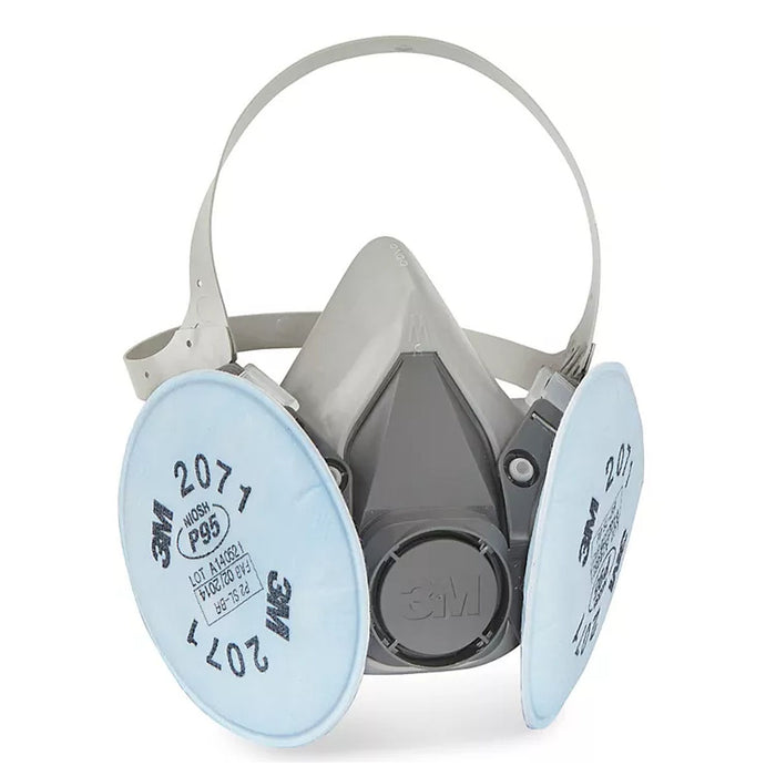 Túi 2 tấm lọc bụi P95 3M 2071 dùng cho mặt nạ phòng độc chuẩn kết nối Bayonet ( Ngàm xoay )