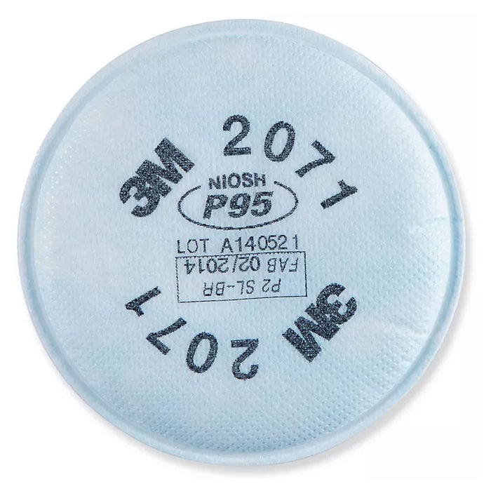 Túi 2 tấm lọc bụi P95 3M 2071 dùng cho mặt nạ phòng độc chuẩn kết nối Bayonet ( Ngàm xoay )