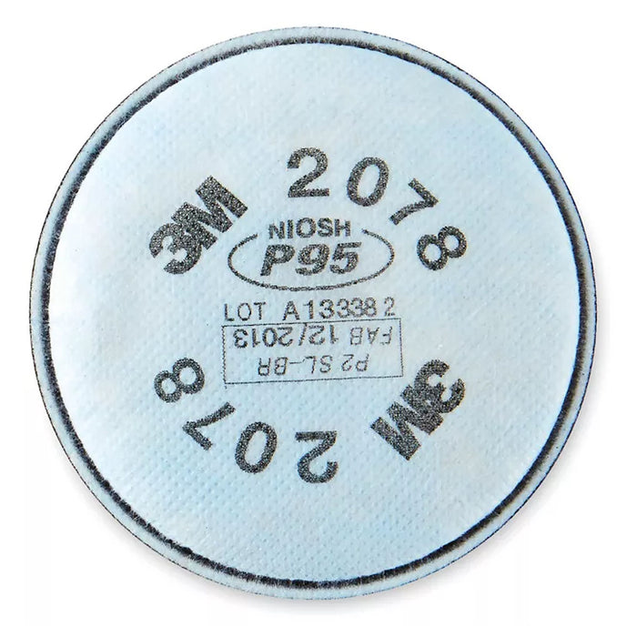 Túi 2 tấm lọc bụi P95 và hỗ trợ giảm mùi Axit mức thấp 3M 2078 dùng cho mặt nạ phòng độc chuẩn kết nối Bayonet ( Ngàm xoay )