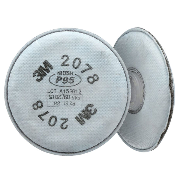 Túi 2 tấm lọc bụi P95 và hỗ trợ giảm mùi Axit mức thấp 3M 2078 ngàm xoay Bayonet