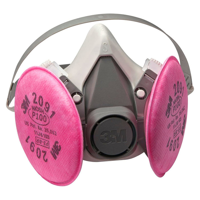 Túi 2 tấm lọc bụi P100 3M 2091 dùng cho mặt nạ phòng độc chuẩn kết nối Bayonet ( Ngàm xoay )