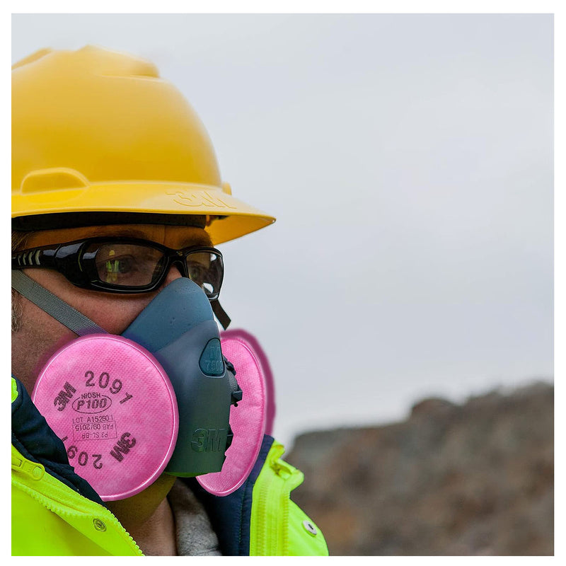 Túi 2 tấm lọc bụi P100 3M 2091 ngàm xoay Bayonet