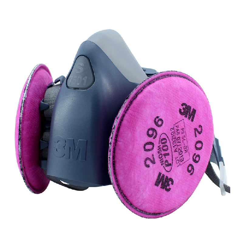 Túi 2 tấm lọc bụi P100 và giảm mùi khí Axit ở mức thấp 3M 2096 ngàm xoay Bayonet